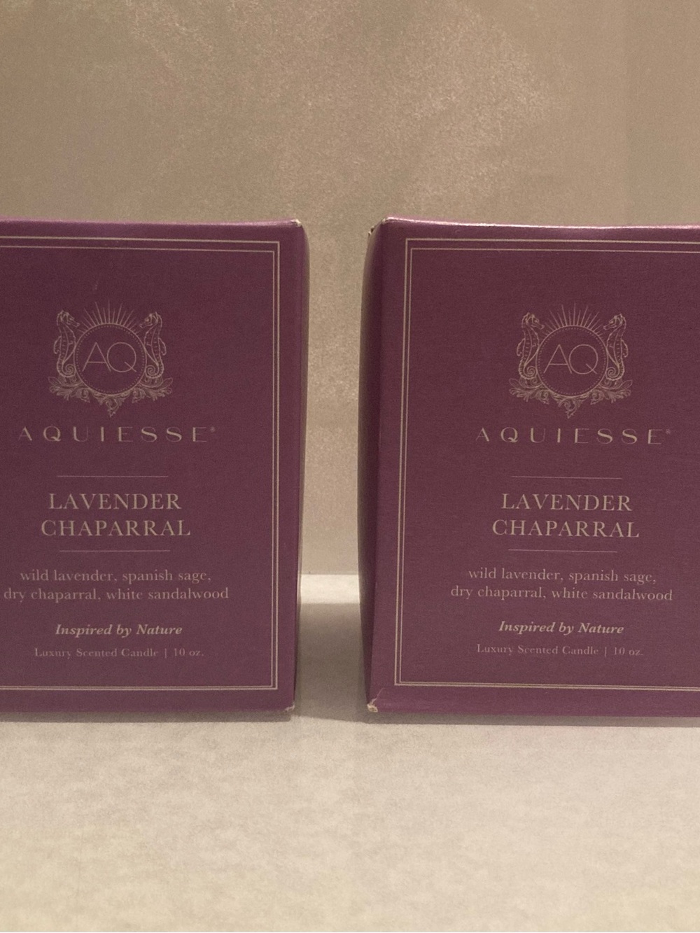 AQUIESSE LAVENDER CHAPARRAL Luxury Scented Candles
